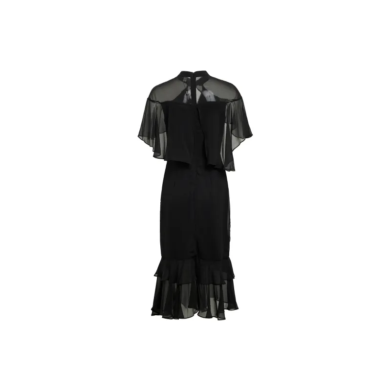 AUI Short Sleeved Dress Women's Black-1