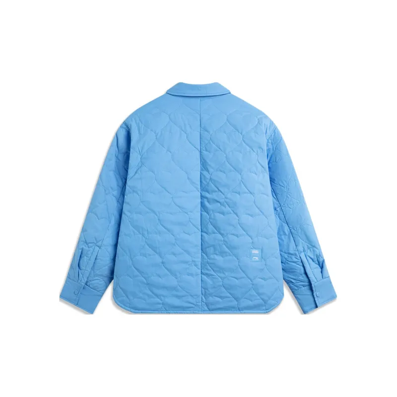 LiNing x LEAGUE OF LEGENDS Puffer Jacket Women's Xinjiang Blue-1