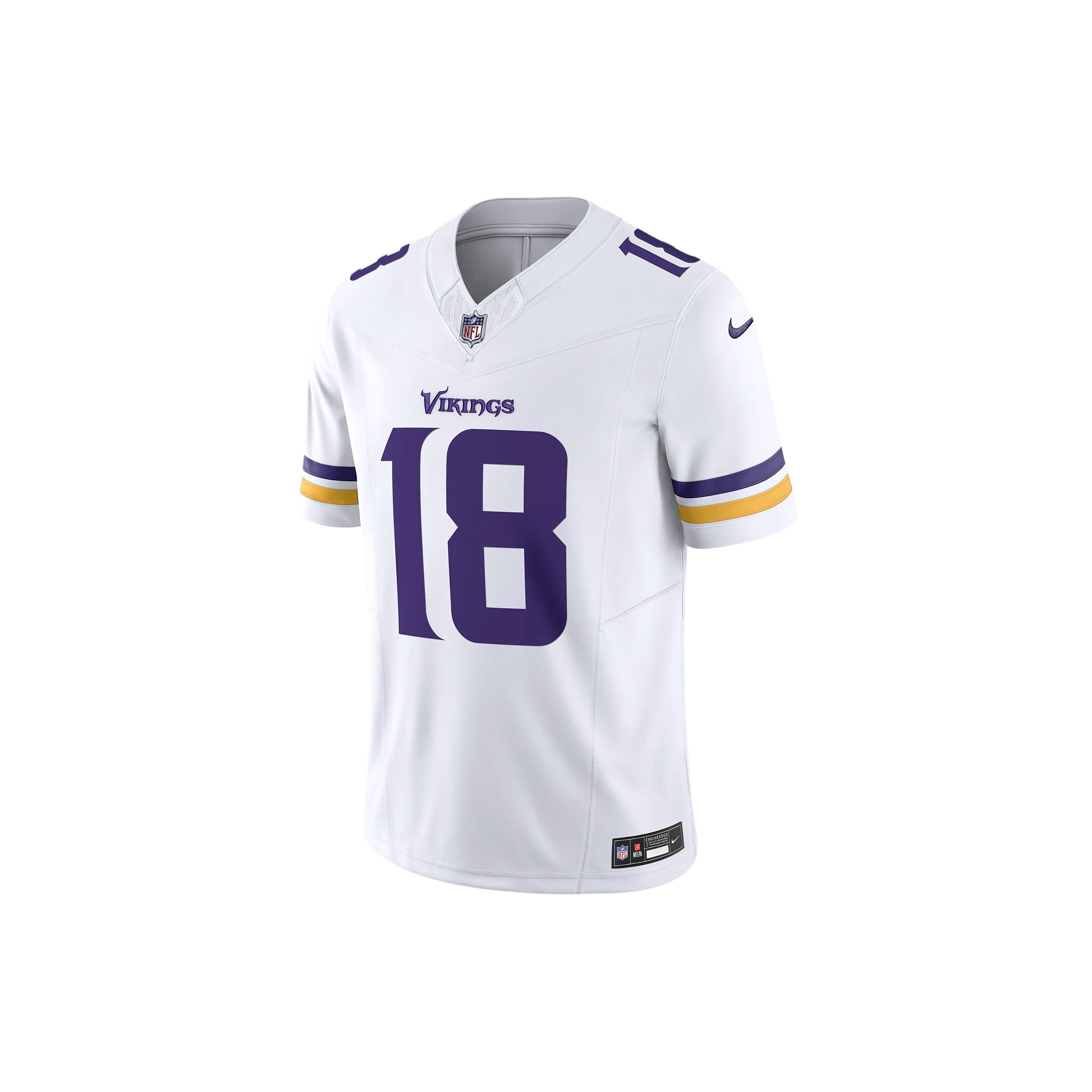 Nike vikings color rush jersey best sale