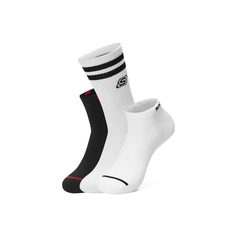 Skechers Knee High Socks Unisex 3 Pack-0