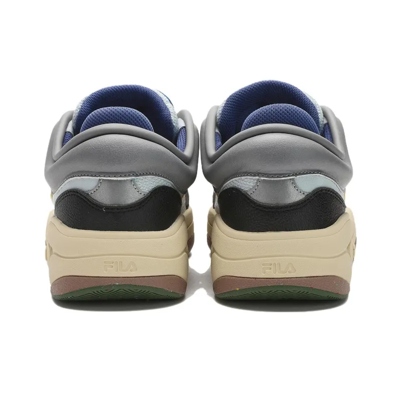 FILA MIX 2 Low Top Skateboard Shoes Men's Silver Gray-3