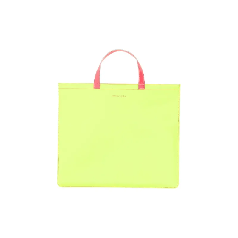CDG Sheepskin Tote Bag Shopping Bag Shoulder Bag Handbag Regular Women's Yellow-1