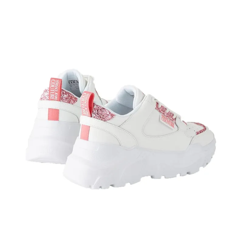 VERSACE JEANS COUTURE Low Top Casual Shoes Women's White-3