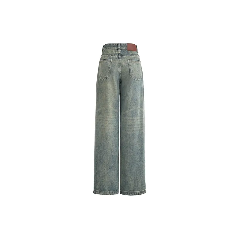 Wen Shan Jeans Women's Yellow Mud-1