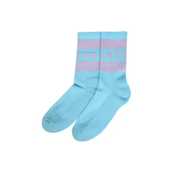 VERSACE Mid-Calf Socks Women's Blue