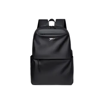 Dusen Kangaroo Oxford Backpacks Backpack Regular Unisex Black/Gray