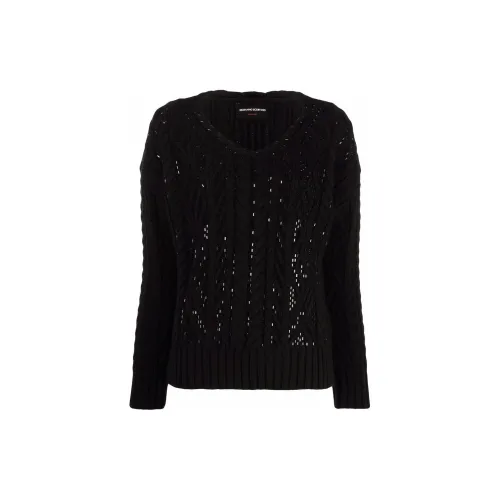 ERMANNO SCERVINO Bead-embellished V-neck Jumper