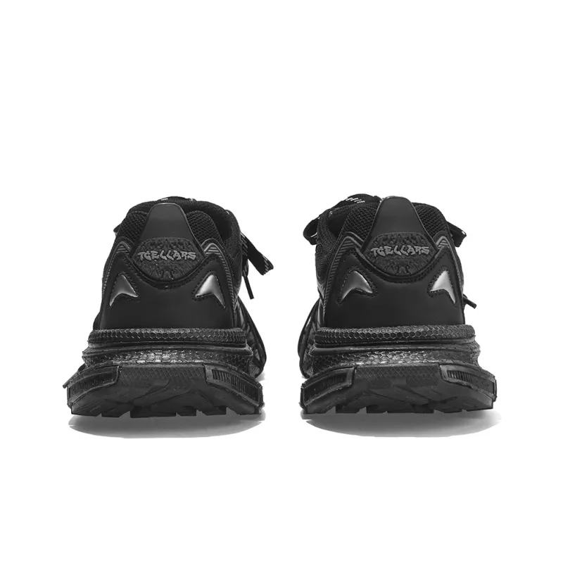 TCELLARS Cushioning Abrasion Resistant Lightweight Height Increasing Mat Low Top Chunky Sneakers Unisex-30