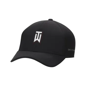 Nike Dri FIT Tiger Woods Structured Adv Club Golf Hat Black