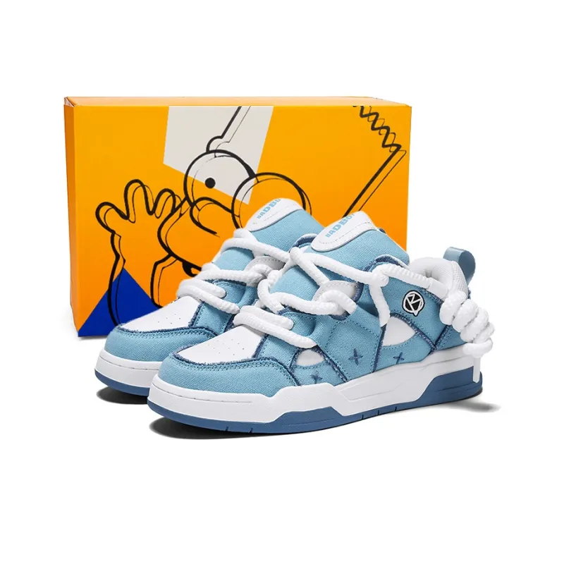 The Simpsons Slip Resistant Cushioning Abrasion Resistant Breathable Low Top Skateboard Shoes Unisex-7