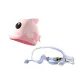 Light Blue Two-Piece Set[Swim Goggles+Waterproof Swimming Cap]