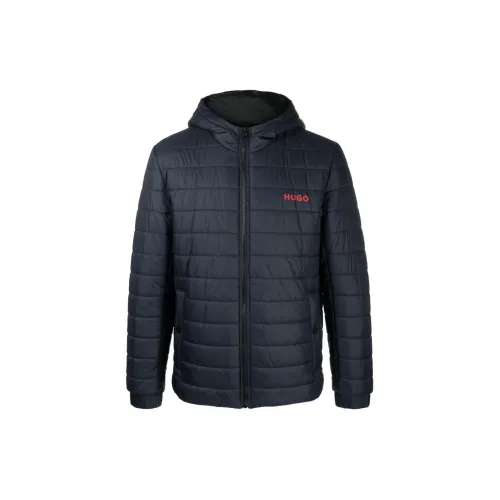 HUGO BOSS Puffer Jackets Men Midnight Blue