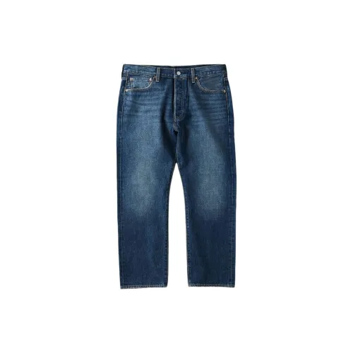 Levis EDIFICE Co-brand Jeans Men Dark Marine Blue