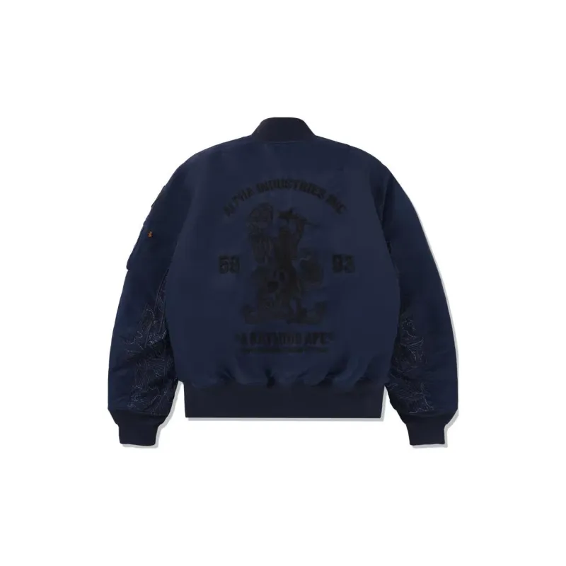 Bape X Alpha Industries MA 1 Jacket-3