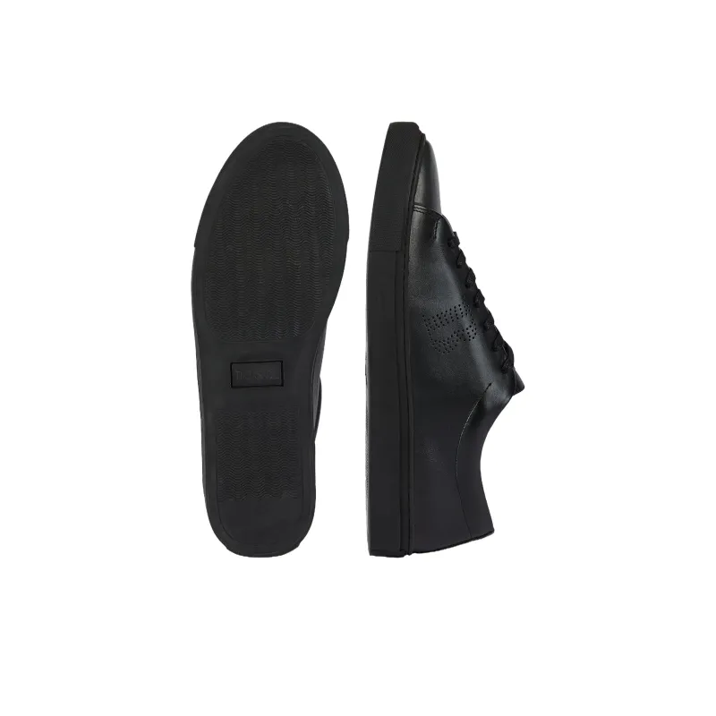 BOGGI Milano Perforated-logo Leather Sneakers-2