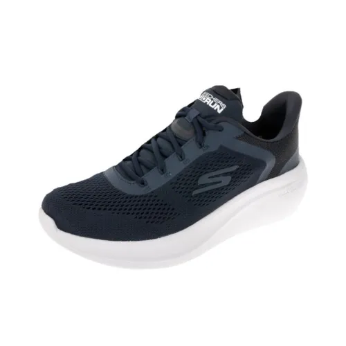 Skechers GO Run Max Running Shoes Men Low-Top Blue Black