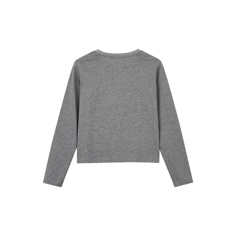 Skechers Sweatshirt Women's Medium Heather Gray-1