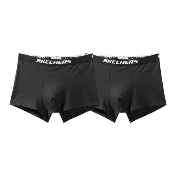 Skechers Underpants Men's 2 Pack Pitch Black