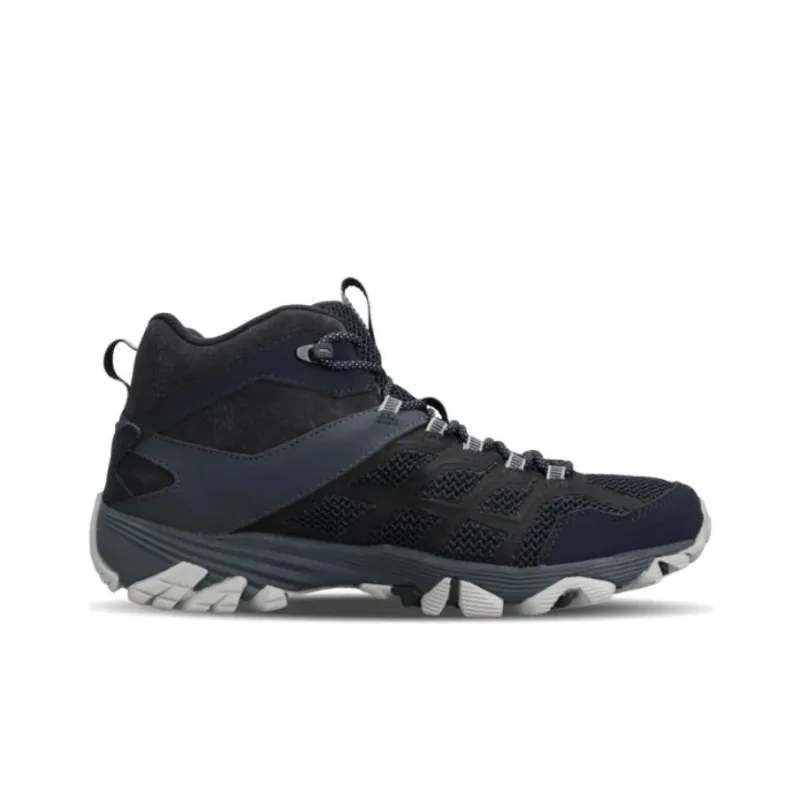 MERRELL Moab FST 2 Mid GTX Cushioned Slip-Resistant High-Top Outdoor Shoes Men's Black-1