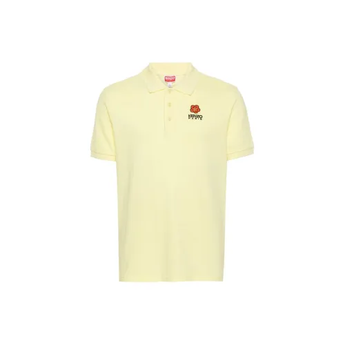 KENZO Polo Shirts Men Yellow