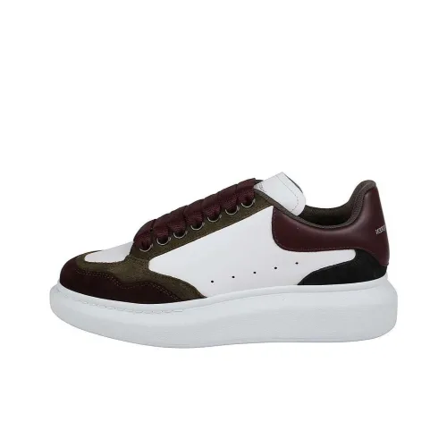Alexander McQueen Low Top Skateboard Shoes Women's White Red