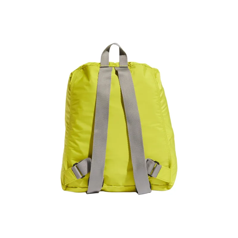 Adidas Stella McCartney Collaboration Recycled Polyester Plain Weave Fabric Backpack Women's Yellow-2