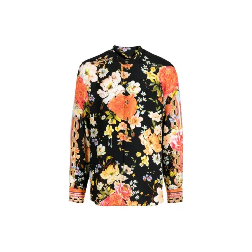 CAMILLA Floral-print Silk Shirt