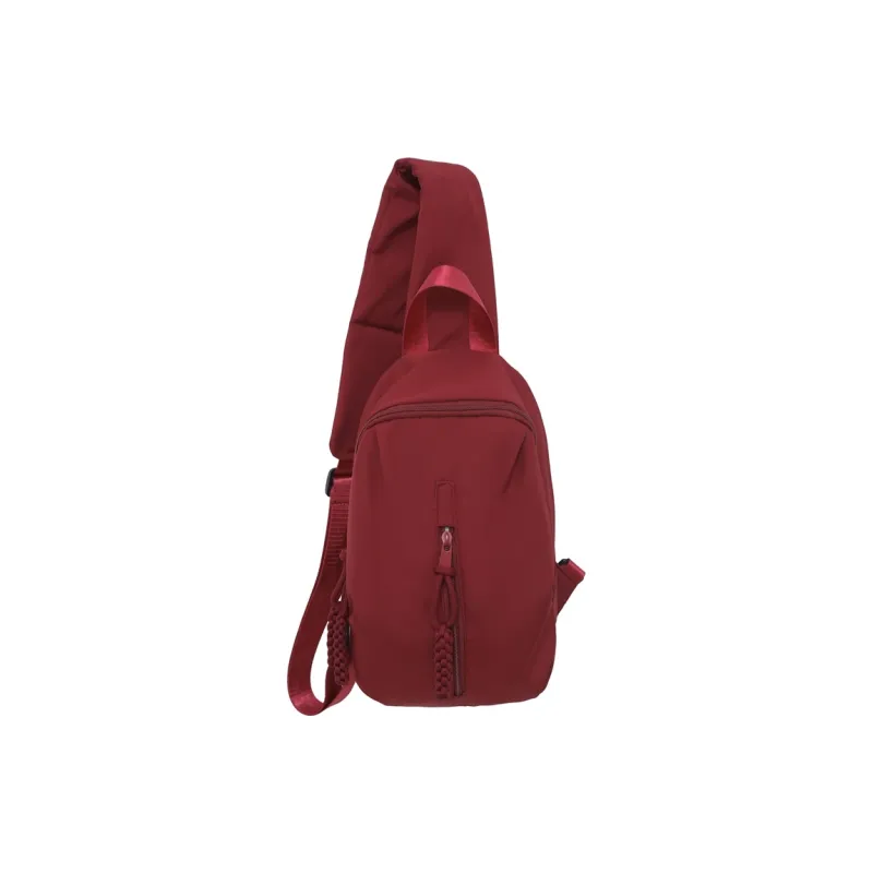 Deli Bear Nylon Crossbody Bags Sling Bags Regular Unisex White/Red/Black-9
