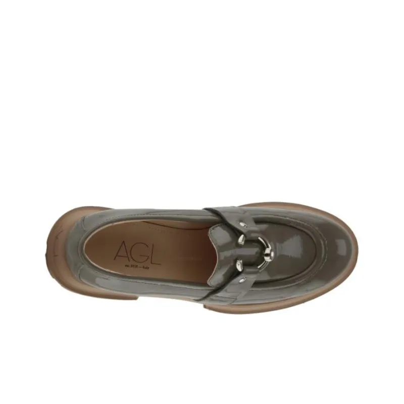AGL Loafers Women's Gray-2