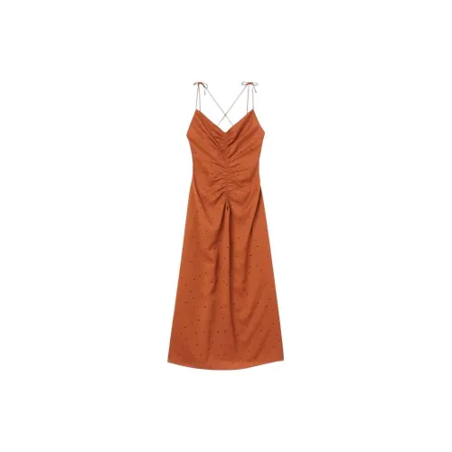 Sandro Sleeveless Dresses Women's Orange