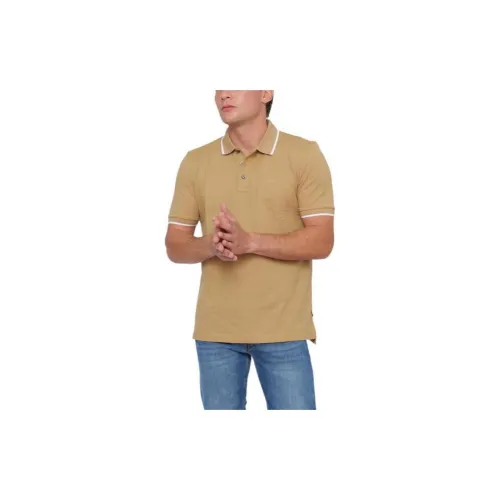 HUGO BOSS Polo Shirts Men Brown