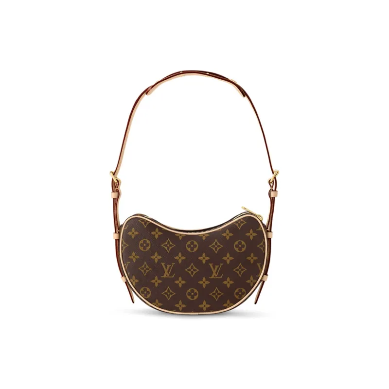LOUIS VUITTON Croissant Mm Brown Monogram-2