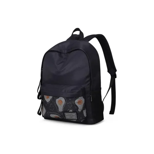 Bansusu Backpacks Black With Egg Yellow