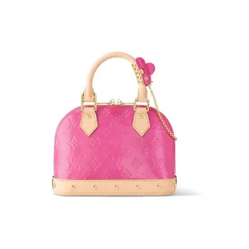 LOUIS VUITTON Alma Bb Neon Pink