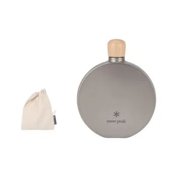 Snow Peak Outdoor Water Equipment Flask 150ml 250ml Titanium