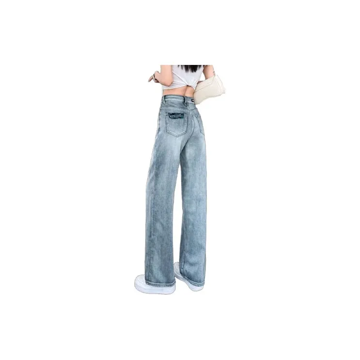 Enhanced Jeans Women's Smoke Ripple Green-1