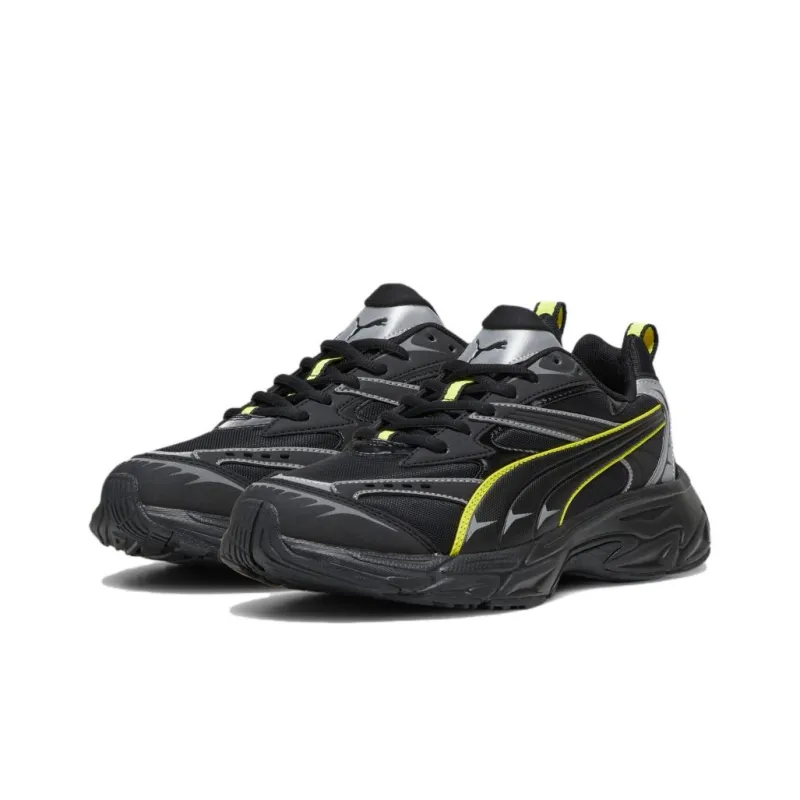 PUMA Morphic Reflective 'Black Yellow Burst'-2