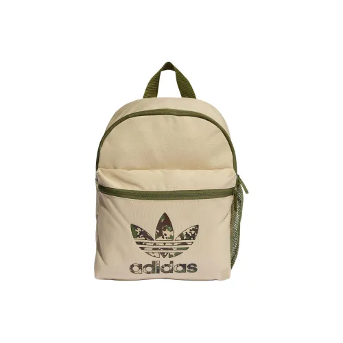 Adidas Originals Recycled Polyester Plain Weave Fabric Backpack Unisex Grass Original