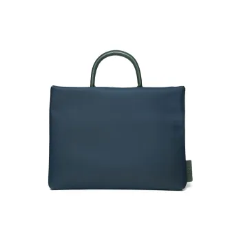 Techson Nylon Handbag Regular Unisex Blue/Green