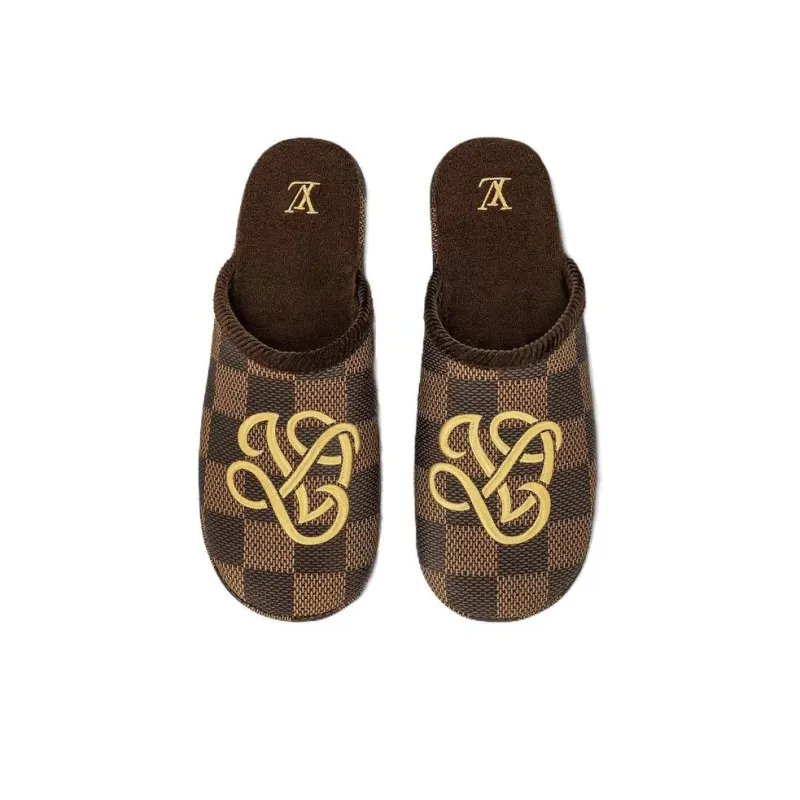 LOUIS VUITTON Lv Palace Slipper Damier Pop Ebene-3