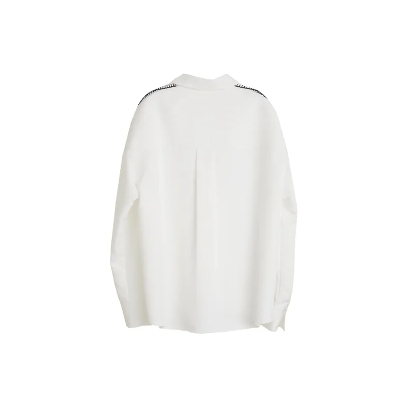 ELLE Shirts Women's White-1
