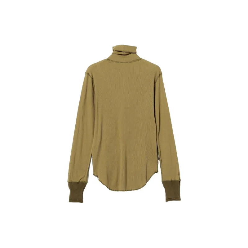 Beams BOY T-Shirt Women's Olive Green-1