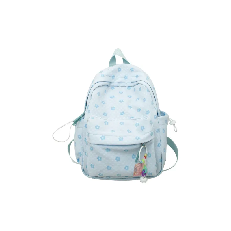 Deli Bear Nylon Small Backpack Regular Women's Green/Blue/Pink/White/Black-4