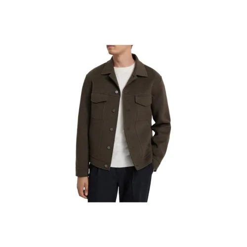 THEORY Jacket Men Green