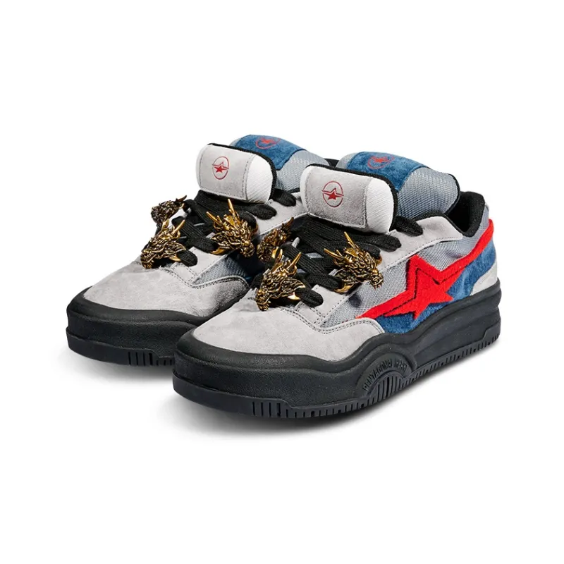 PENTAGONAL HEART Satoshi Star Series Anti-Slip Wear-Resistant Low-Top Skateboard Shoes Unisex-2