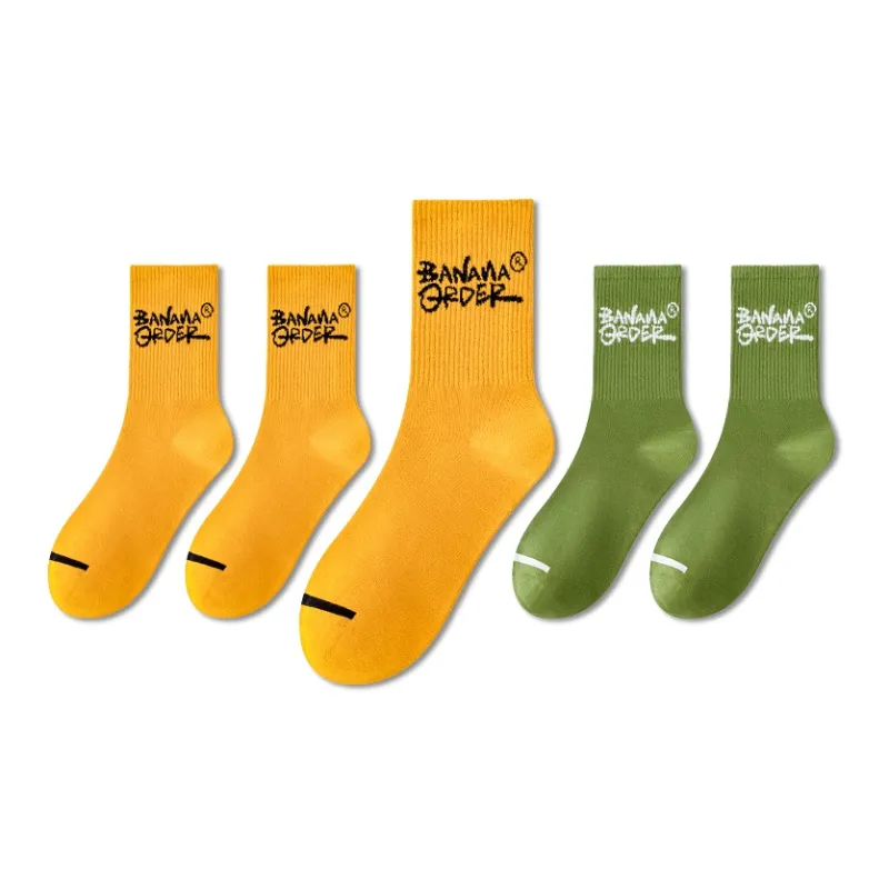 LUOLIAN Mid Calf Socks Unisex 5 Pack-16