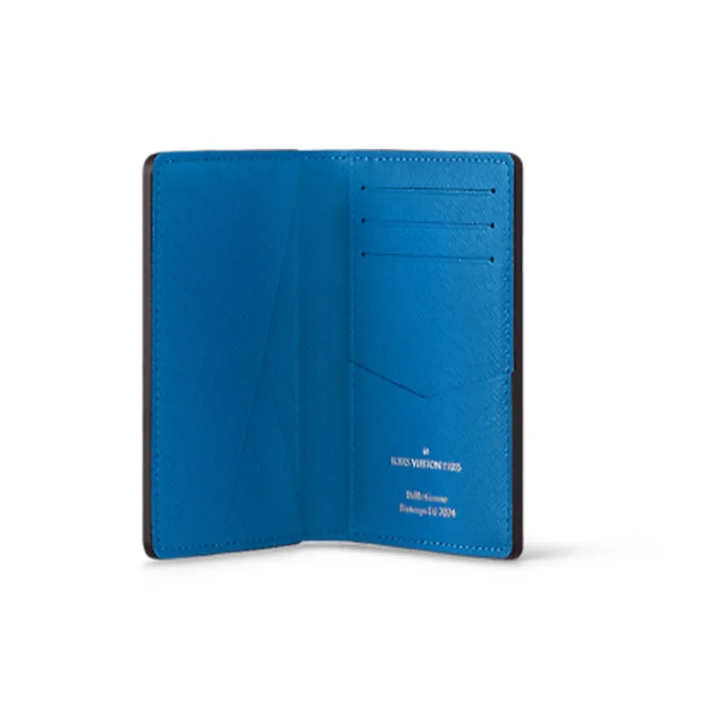 LOUIS VUITTON Pocket Organizer Damier Pop Blue-3