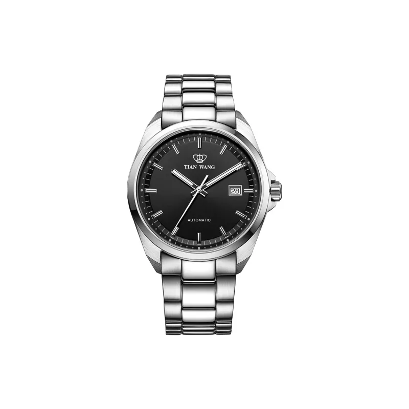 TIANWANG Mountain And River Collection Mechanical Movement Watch Men's Watches White Dial 5976-1