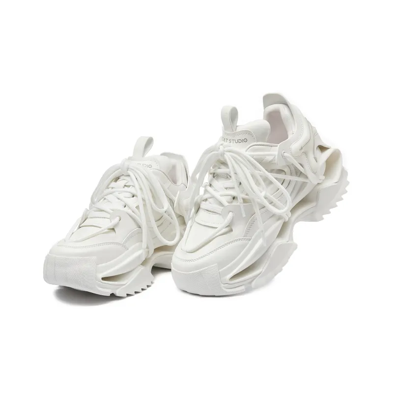 LEECAT STUDIO Cushioning Height Increasing Abrasion Resistant Breathable Chunky Sneakers Women's-10