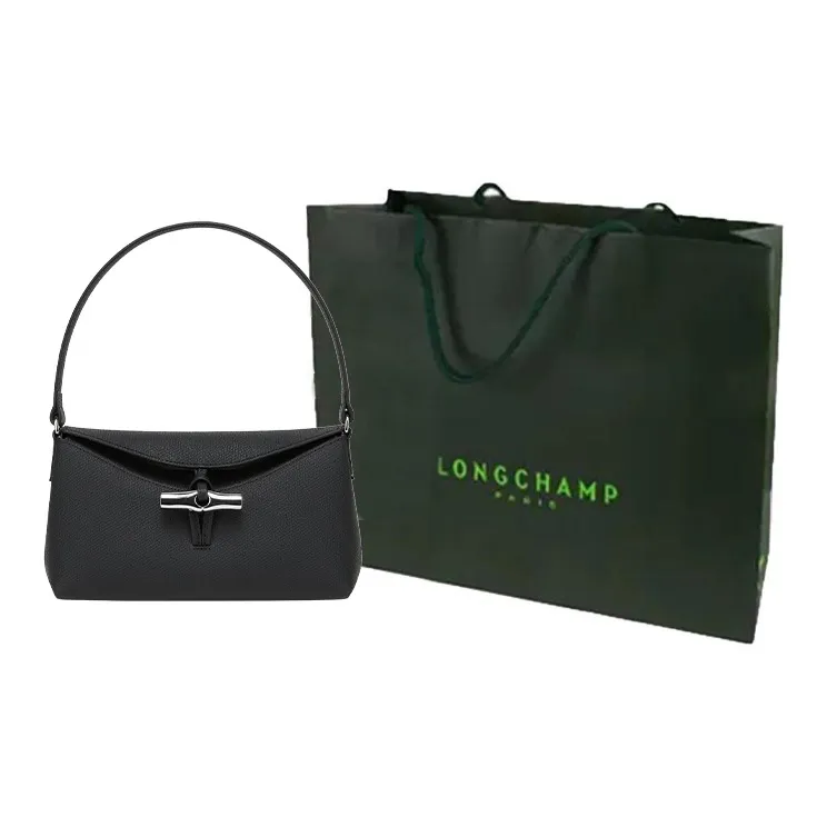 LONGCHAMP Small Roseau Leather Shoulder Bag-9